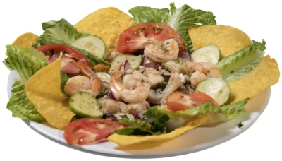 Ceviche con camarones