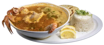 Mariscada en sopa