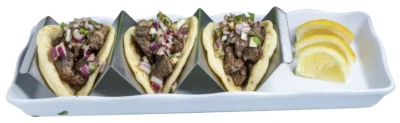 Tacos suaves de carne nuevo