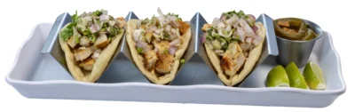 tacos suaves de pollo